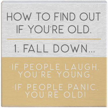 Find Out If Old - Gift-A-Block
